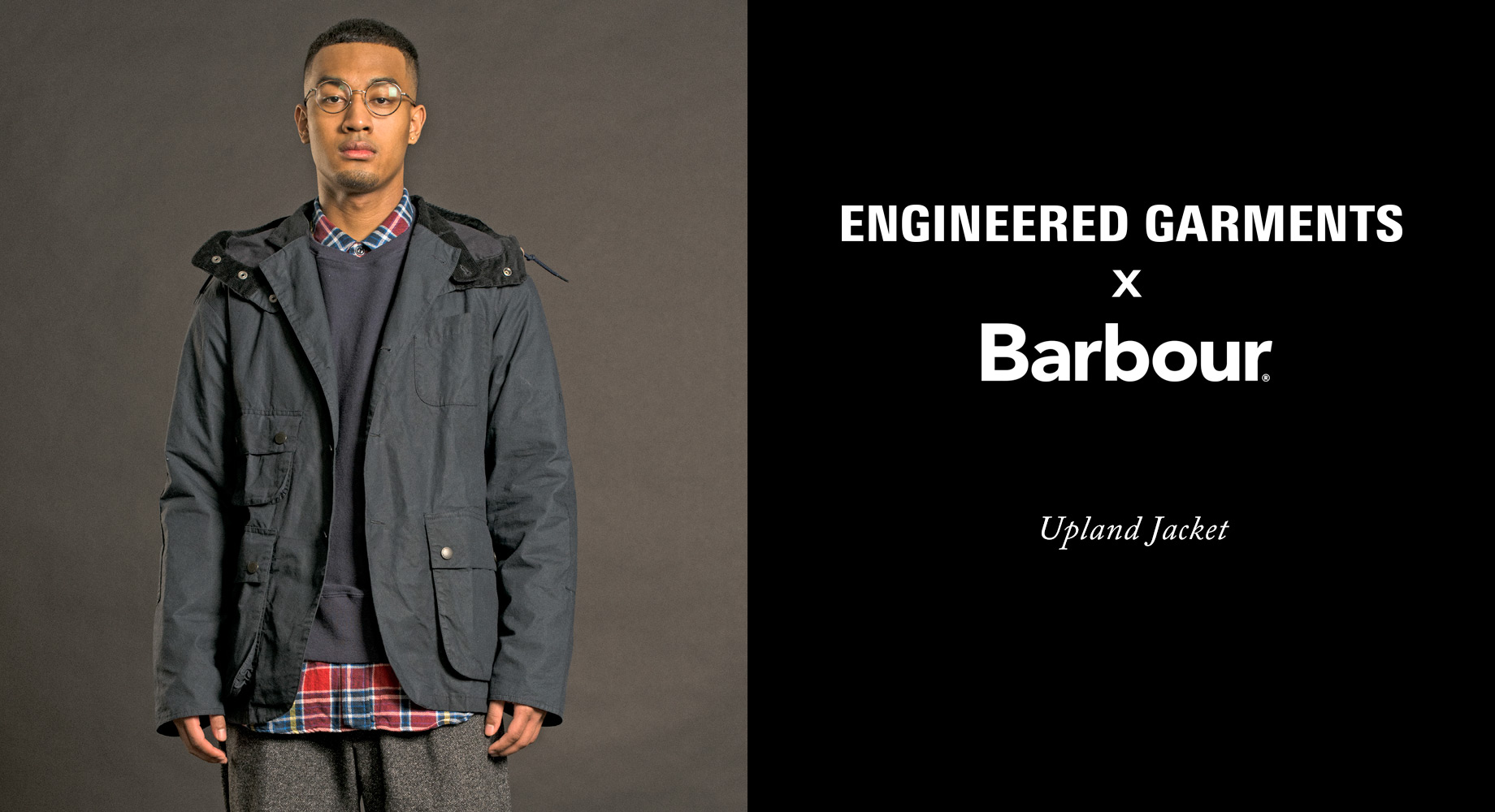 〈ENGINEERED GARMENTS〉x〈BARBOUR〉から最終デリバリーUPLAND JACKETが11月2日より発売
